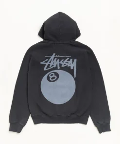 8 BALL HOODIE GARMENT DYED
