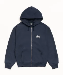 BASIC STÜSSY ZIP HOODIE
