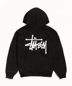 BASIC STÜSSY ZIP HOODIE