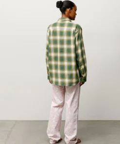 BEACH OMBRE PLAID SHIRT
