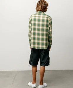 BEACH OMBRE PLAID SHIRT
