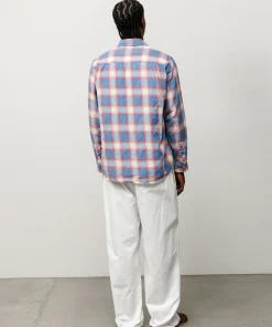 BEACH OMBRE PLAID SHIRT