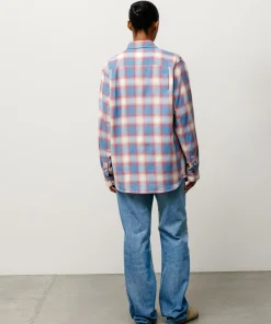 BEACH OMBRE PLAID SHIRT