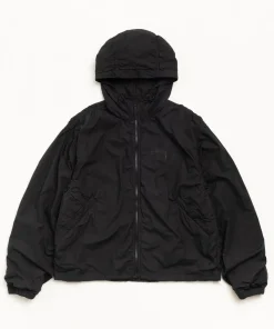 DOUBLE COTTON HOODED JACKET