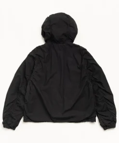 DOUBLE COTTON HOODED JACKET
