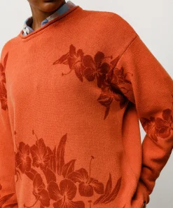 FLORAL ROLL NECK SWEATER