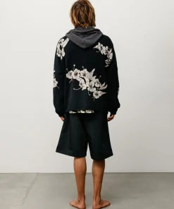 FLORAL ROLL NECK SWEATER