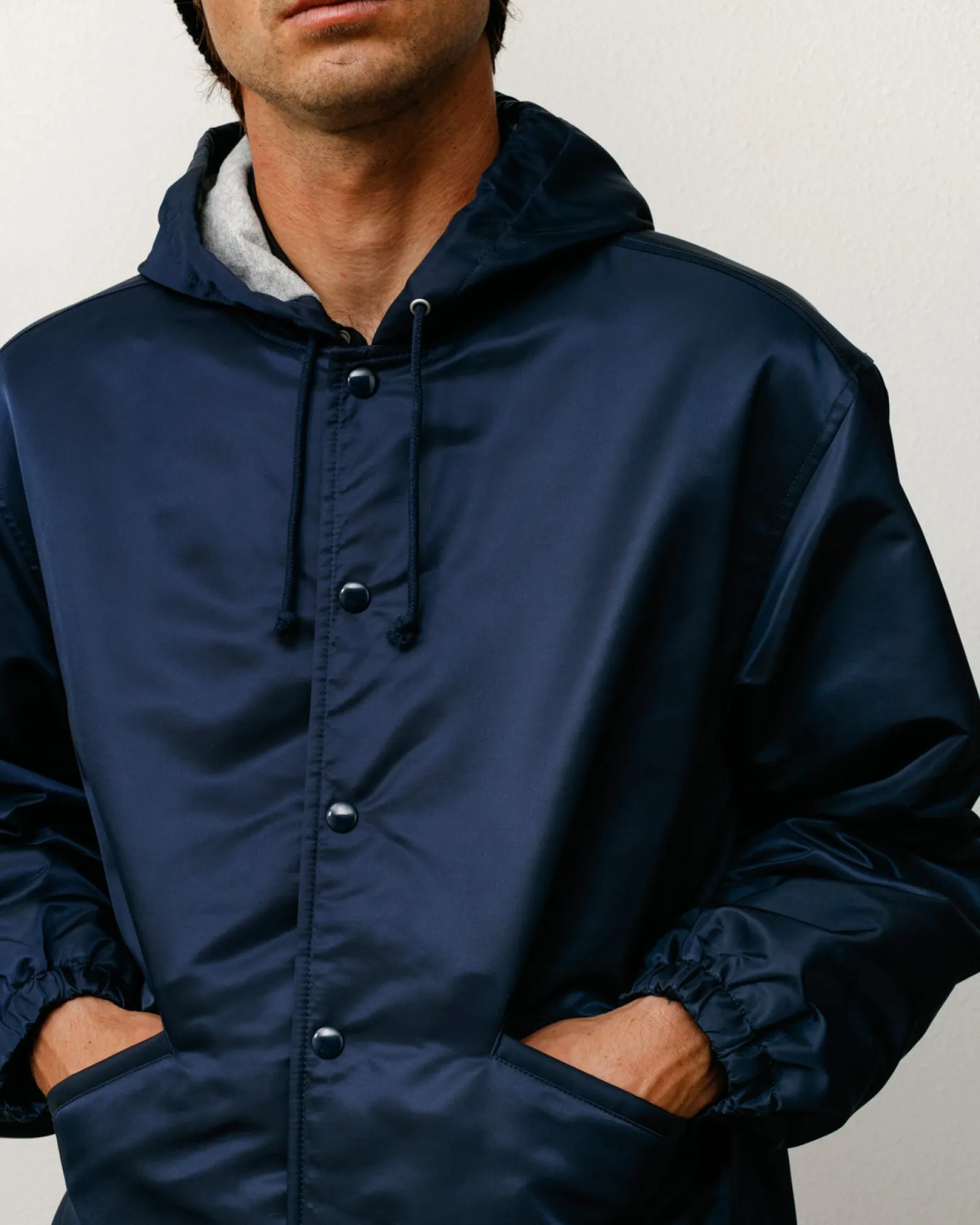 HOODED COACHES JACKET