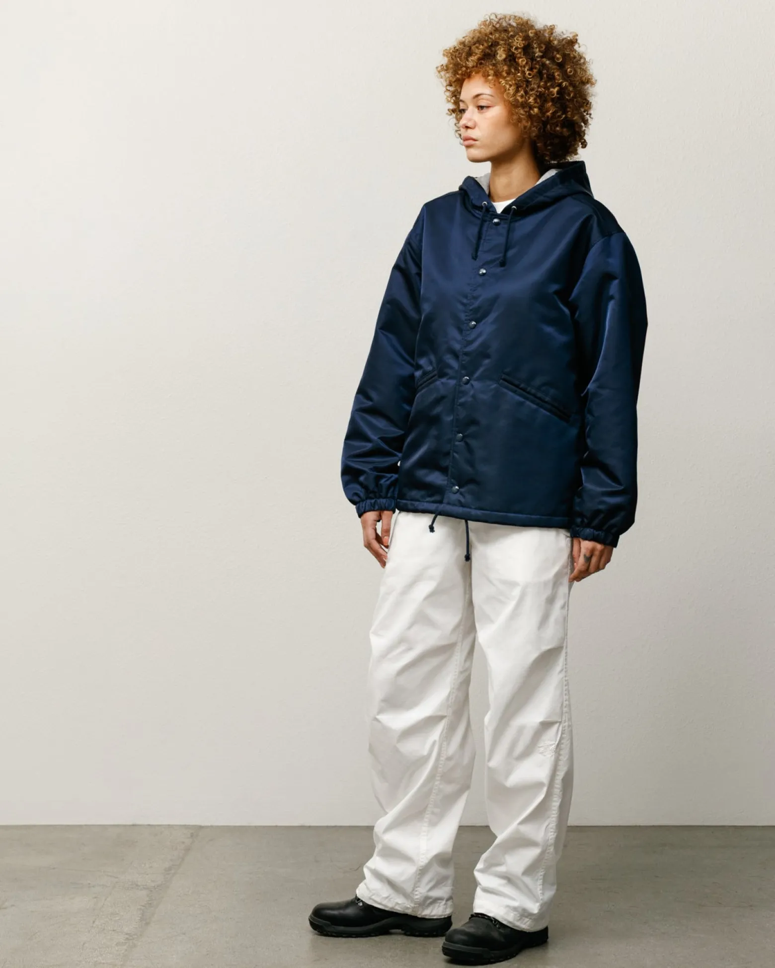 HOODED COACHES JACKET