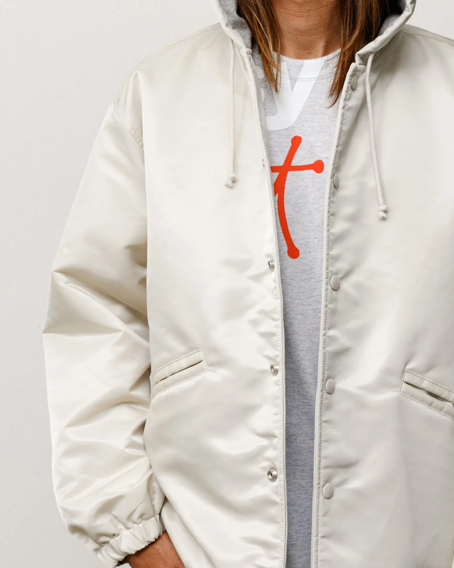 HOODED COACHES JACKET