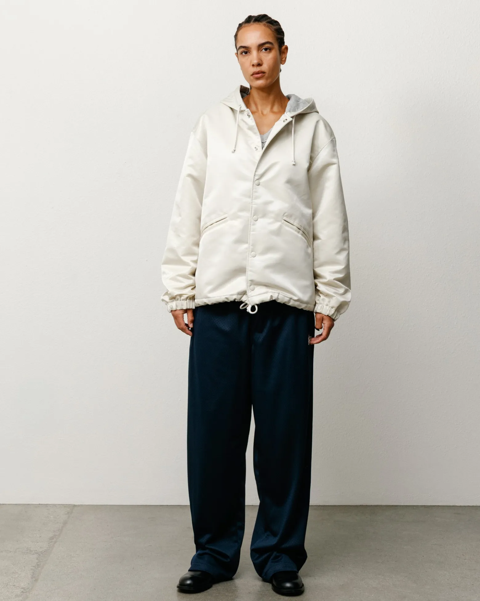HOODED COACHES JACKET