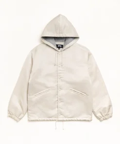 HOODED COACHES JACKET