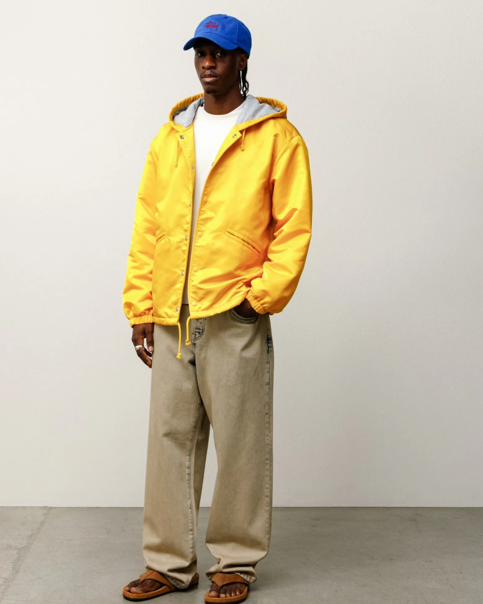 HOODED COACHES JACKET