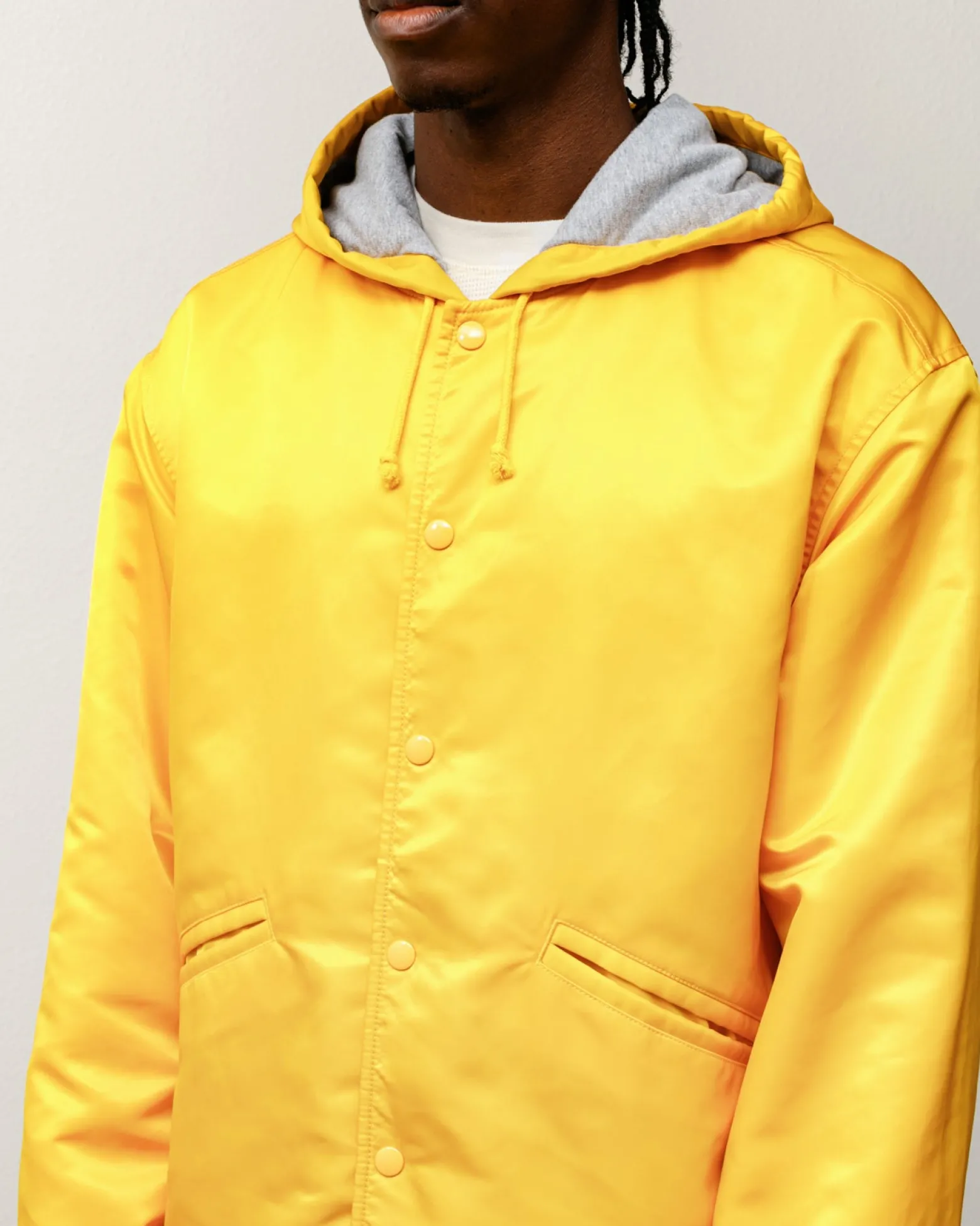 HOODED COACHES JACKET