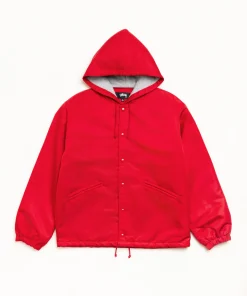 HOODED COACHES JACKET