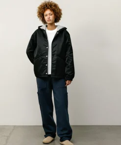 HOODED COACHES JACKET