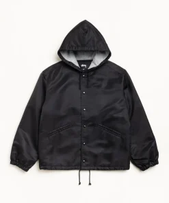 HOODED COACHES JACKET