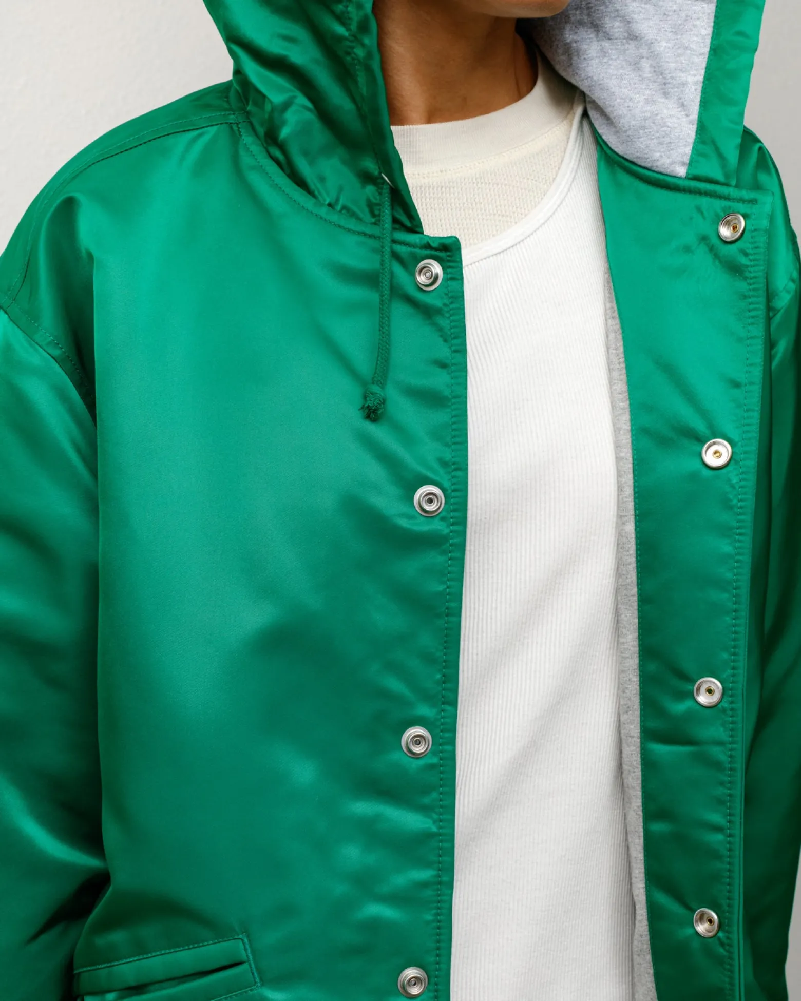 HOODED COACHES JACKET
