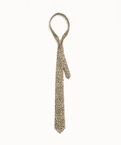 JACQUARD LEOPARD TIE