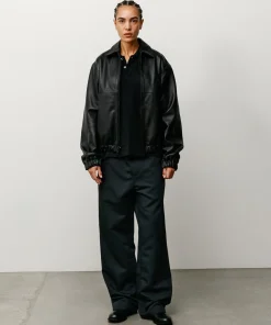 LEATHER WORK JACKET