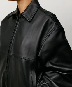 LEATHER WORK JACKET