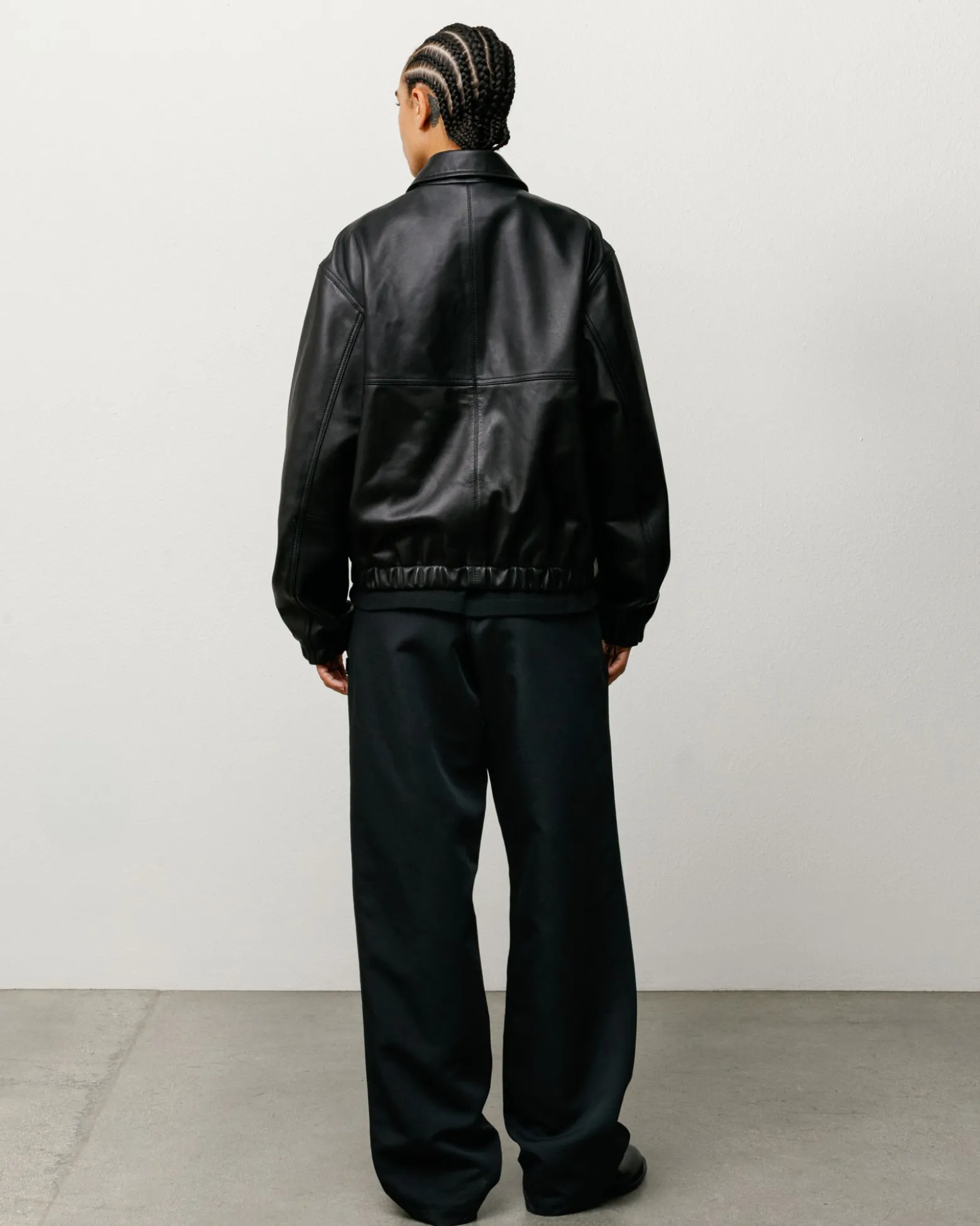LEATHER WORK JACKET