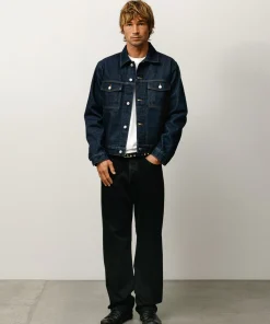 LINED DENIM TRUCKER JACKET