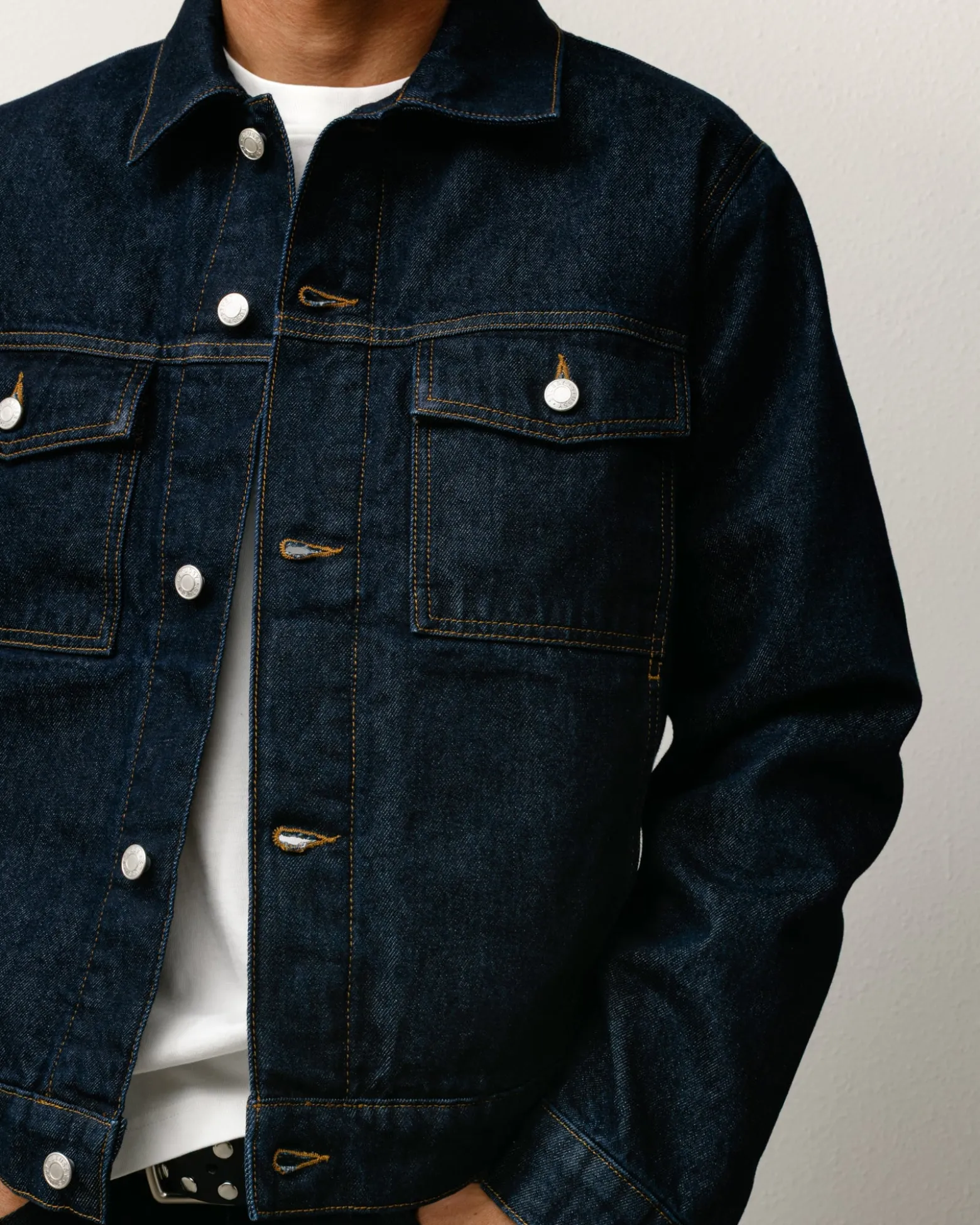 LINED DENIM TRUCKER JACKET