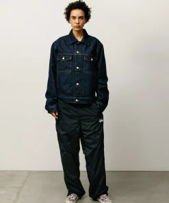 LINED DENIM TRUCKER JACKET