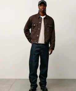 LINED DENIM TRUCKER JACKET