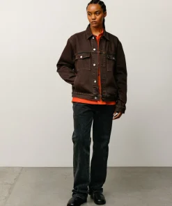 LINED DENIM TRUCKER JACKET