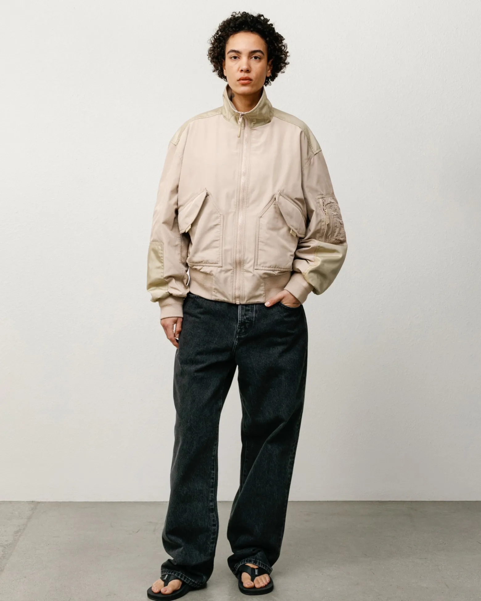 MOCK NECK FLIGHT BOMBER
