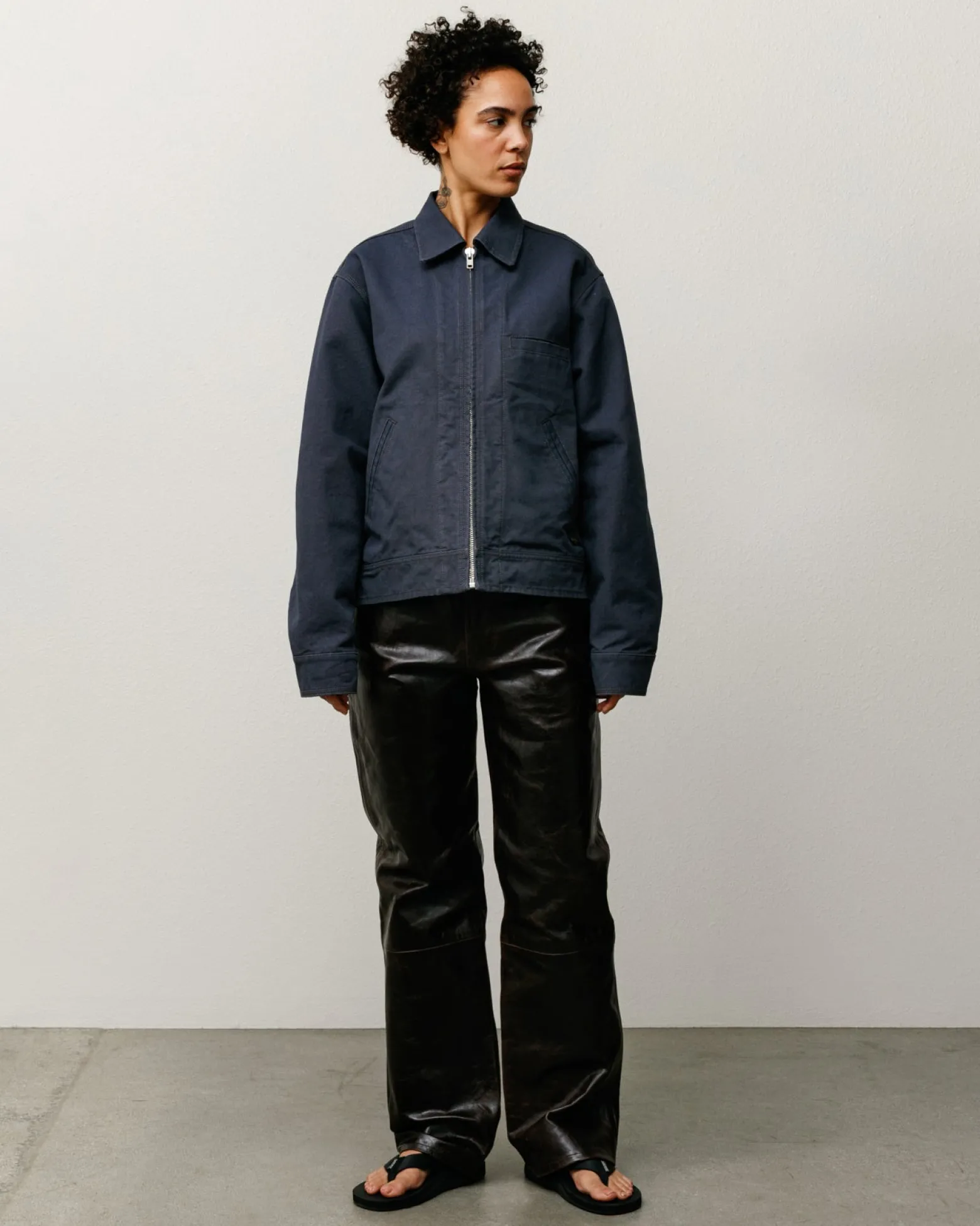NEW CLASSIC PANT LEATHER