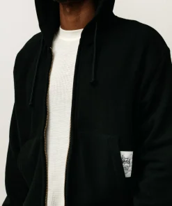PATCH ZIP KNIT HOODIE