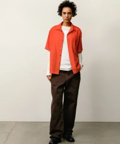 PLEATED TEXTURED SHIRT