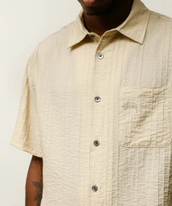 PLEATED TEXTURED SHIRT