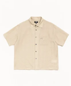 PLEATED TEXTURED SHIRT