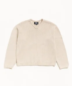 ROLL V NECK SWEATER