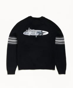 STRIPE RAGLAN CREW