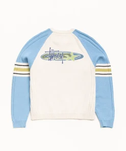 STRIPE RAGLAN CREW