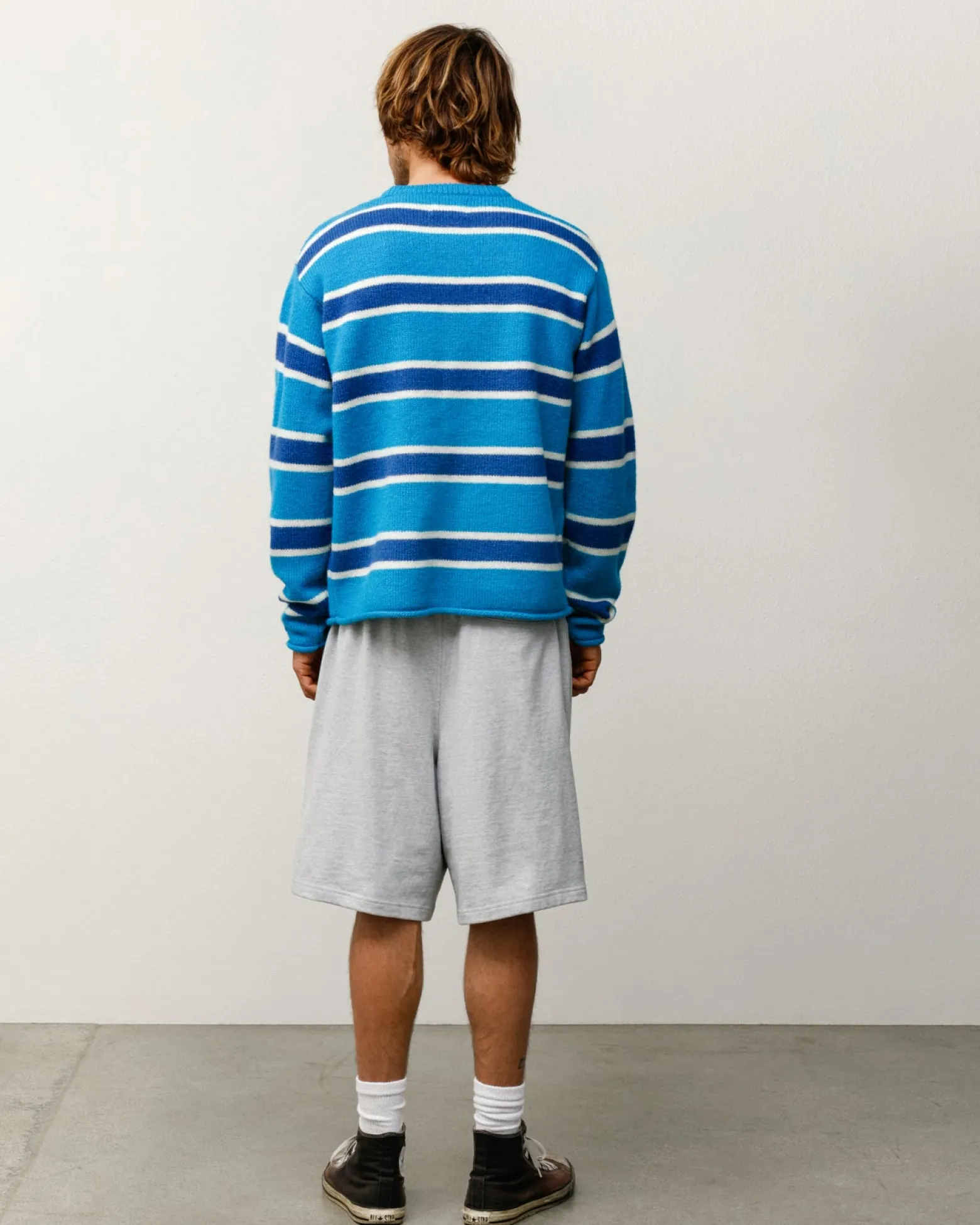 STRIPED WOOL SWEATER
