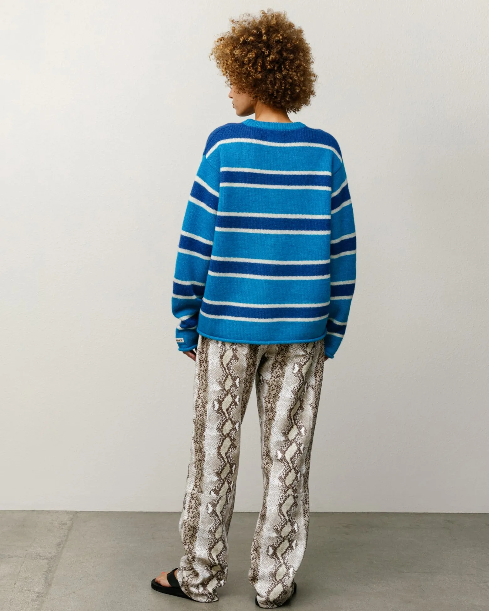 STRIPED WOOL SWEATER