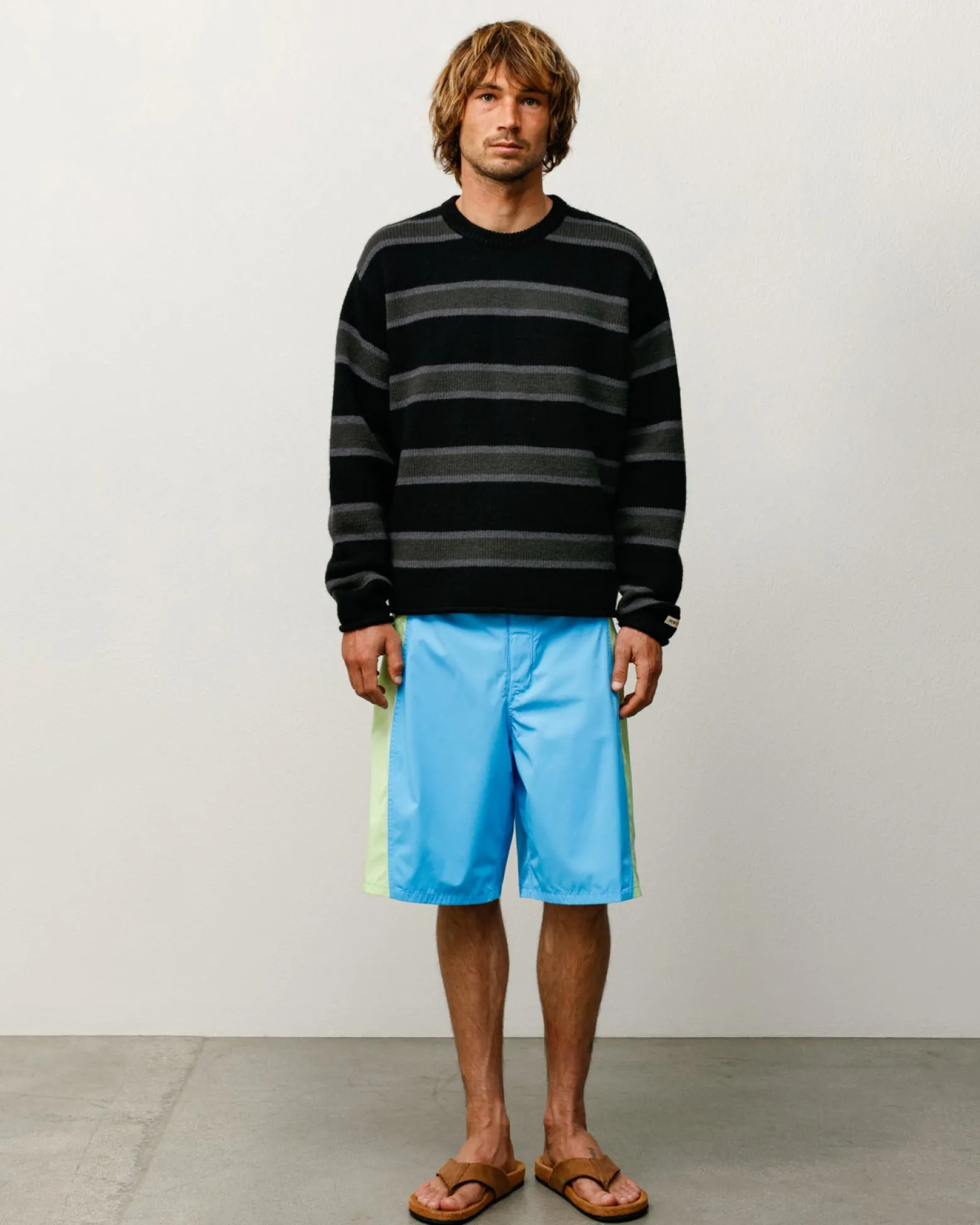STRIPED WOOL SWEATER