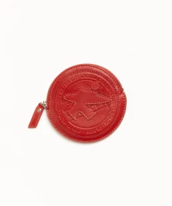 SURF DOT LEATHER POUCH
