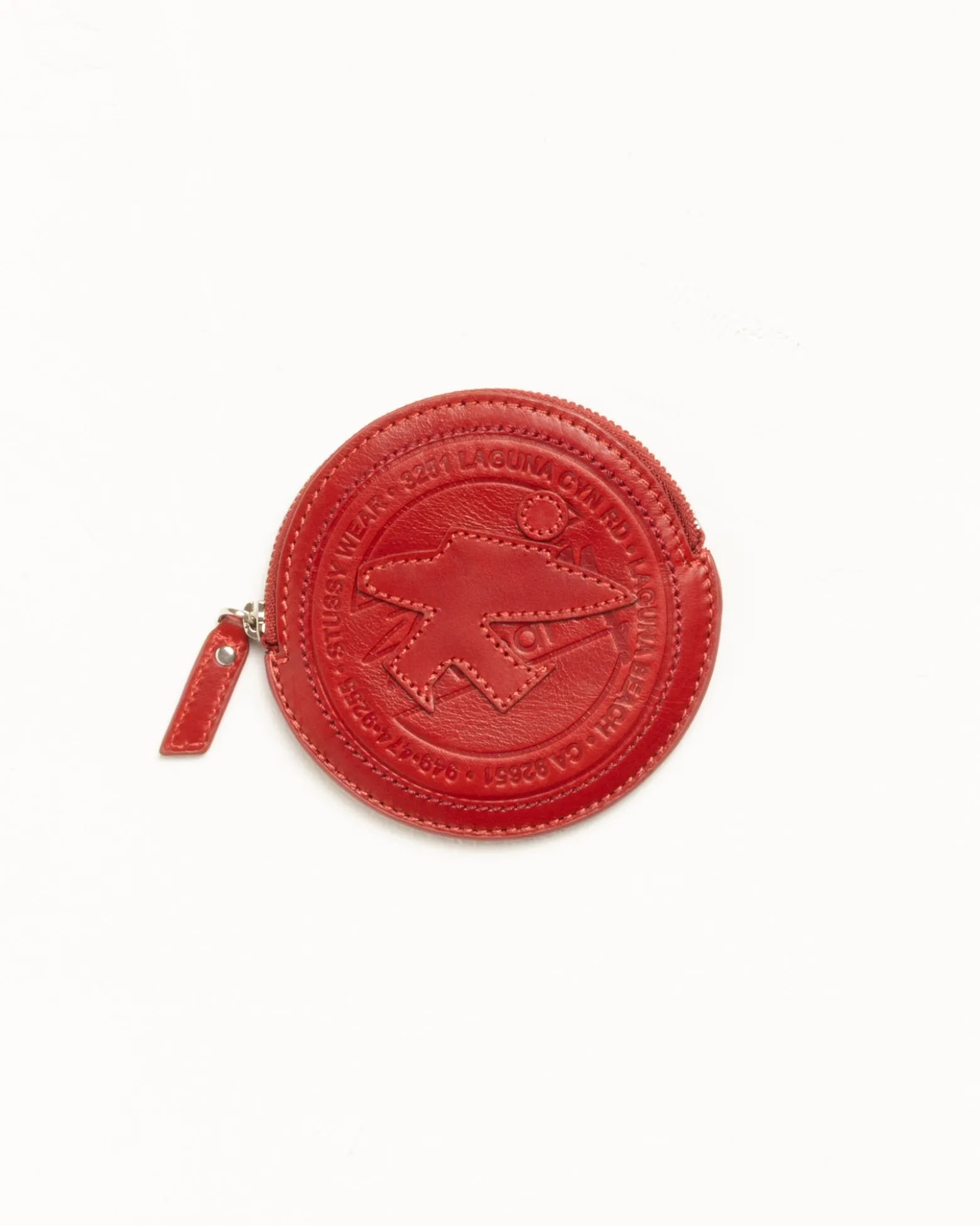 SURF DOT LEATHER POUCH