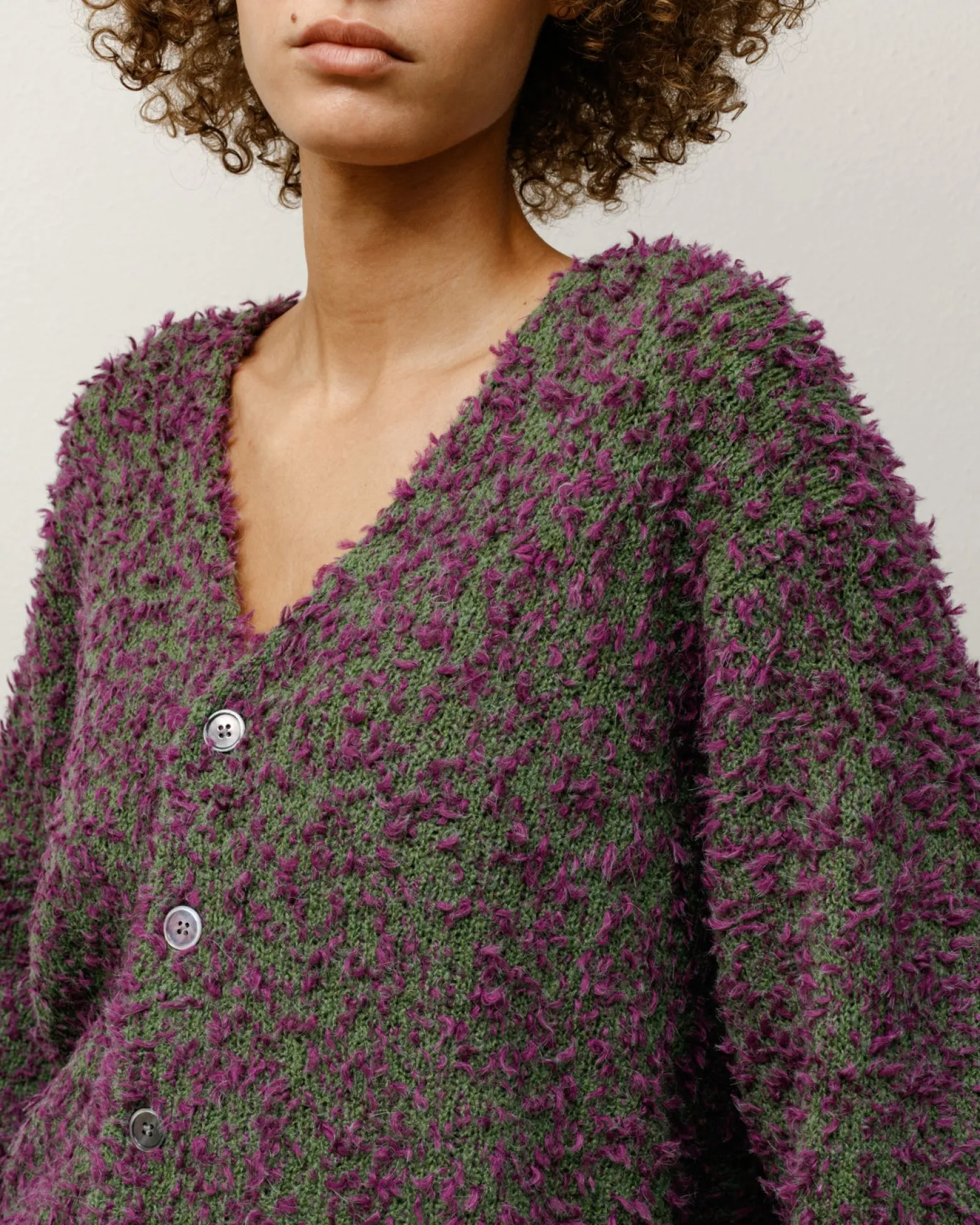 TEXTURED CARDIGAN