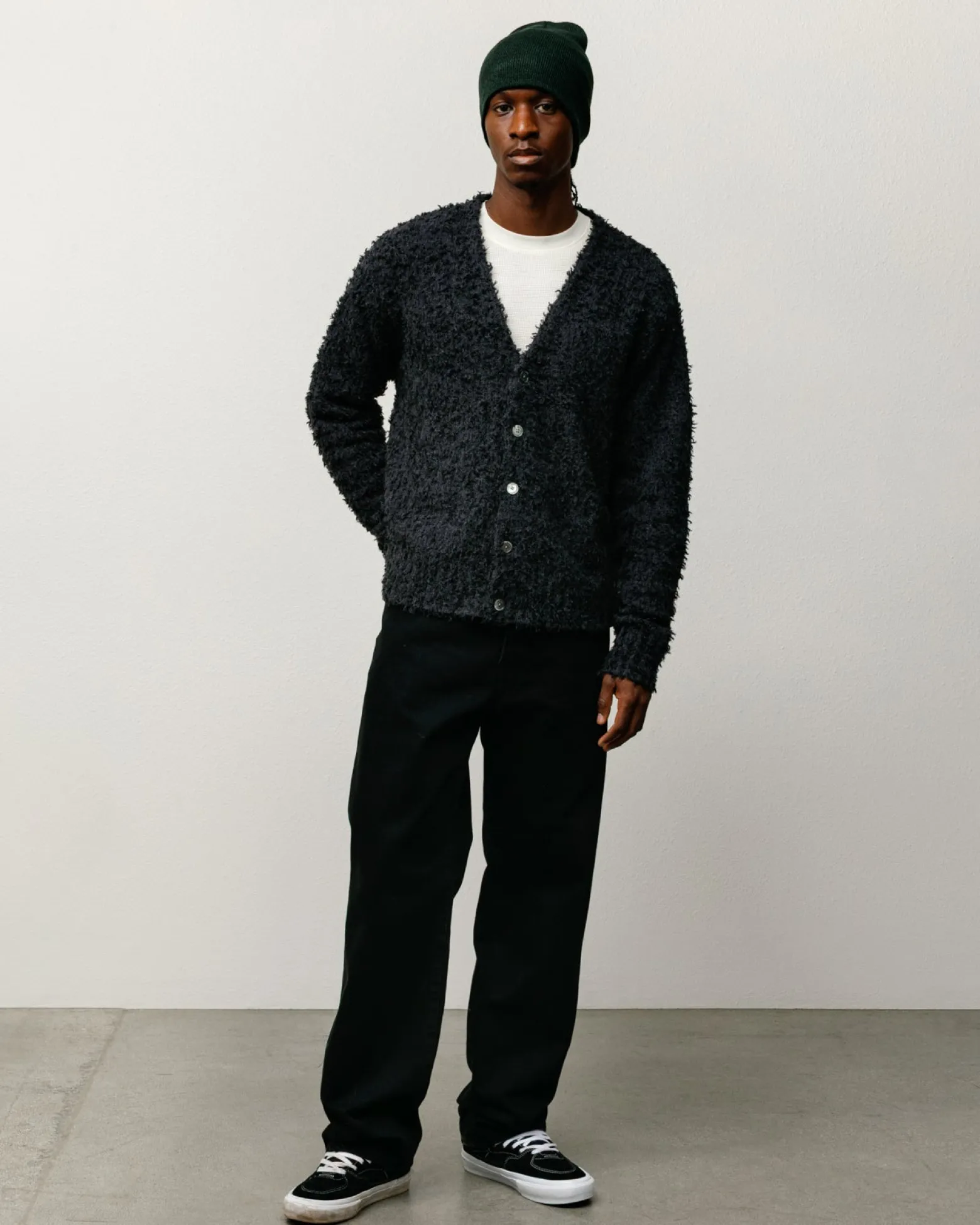 TEXTURED CARDIGAN