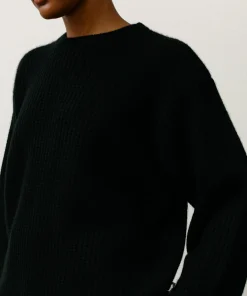 WAFFLE CASHMERE SWEATER