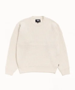 WAFFLE CASHMERE SWEATER