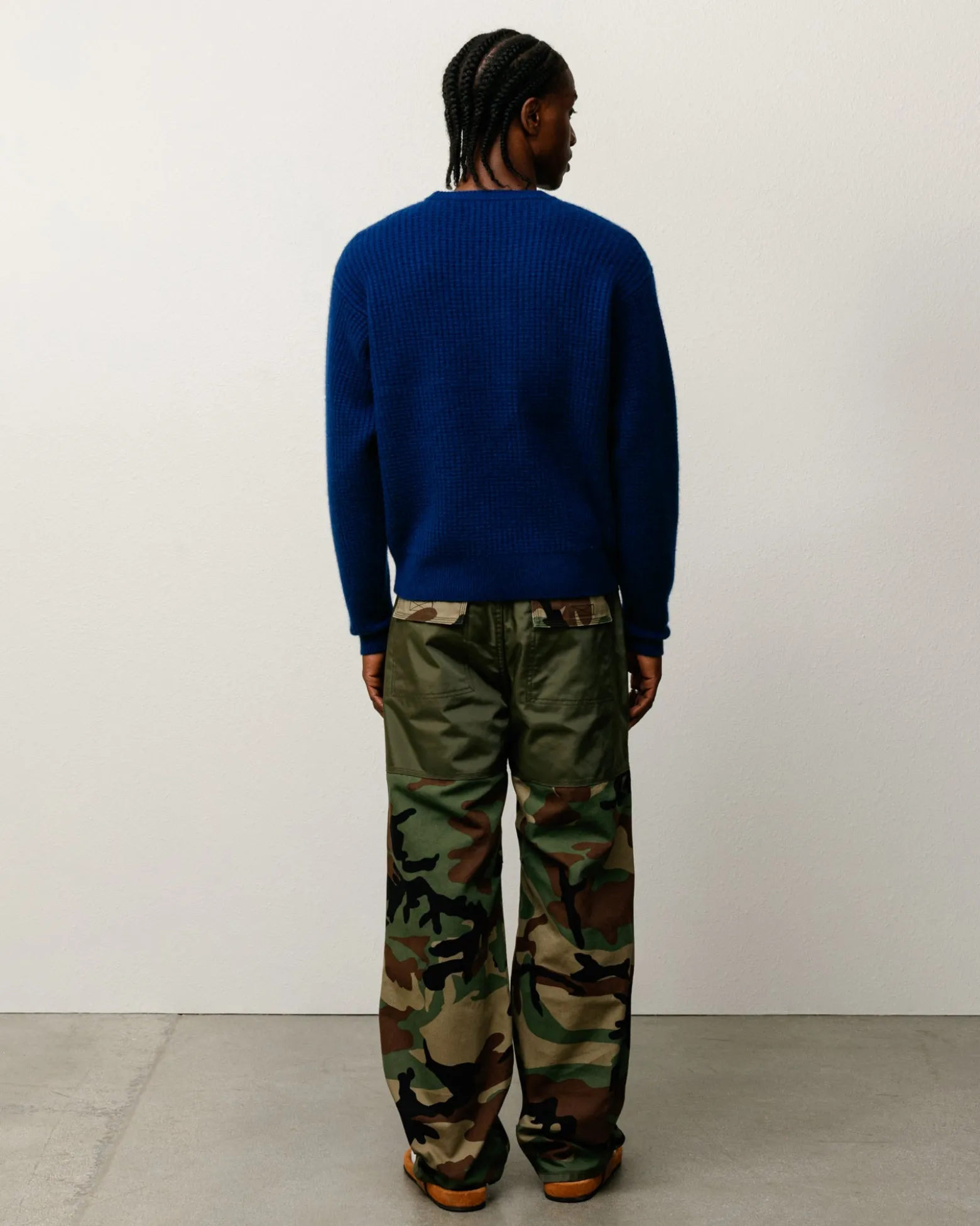 WAFFLE CASHMERE SWEATER